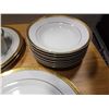 Image 8 : 47 PIECES SANGO ELEGANCE CHINA - INCLUDES TEAPOT, CREAM AND SUGAR, CUPS AND SAUCERS, PLATES, BOWLS, 