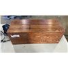 Image 2 : WOOD BOX, SUNBEAM OSCILLATING FAN AND MY HEAT PERSONAL HEATER