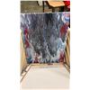 Image 8 : 7 ORIGINAL ACRYLIC PAINTINGS WITH WOOD CRATE