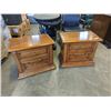 Image 1 : SKLAR PEPPLER PAIR OF 2 DRAWER NIGHTSTANDS