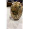 Image 2 : SATSUMA HAND PAINTED EGG MADE IN CHINA - 8 INCHES TALL