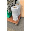 Image 2 : TWO 18 INCH ROLLS OF PLASTIC MATERIAL