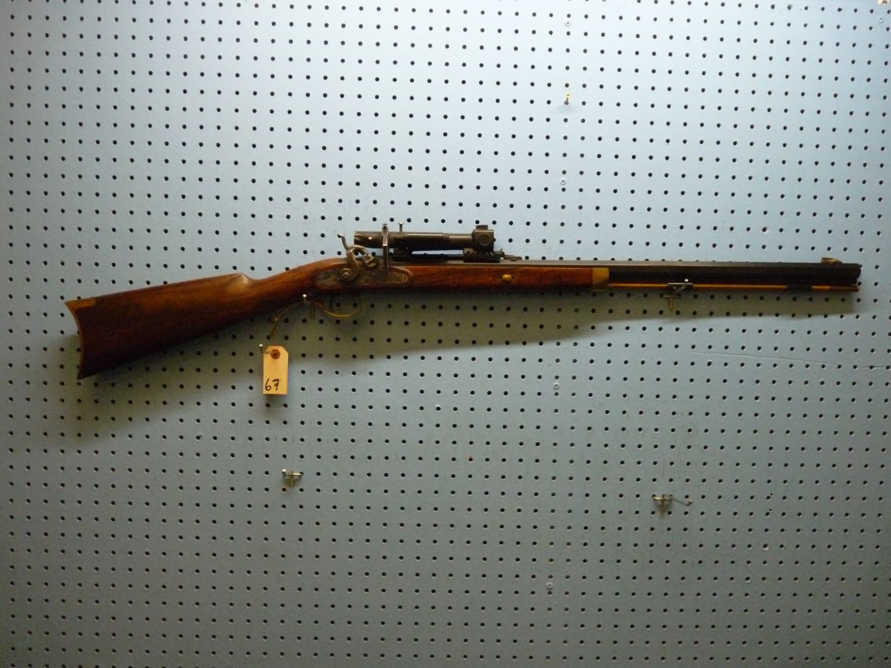 Trade rifle , caliber .54 black powder, aimpoint 1000 scope, serial ...