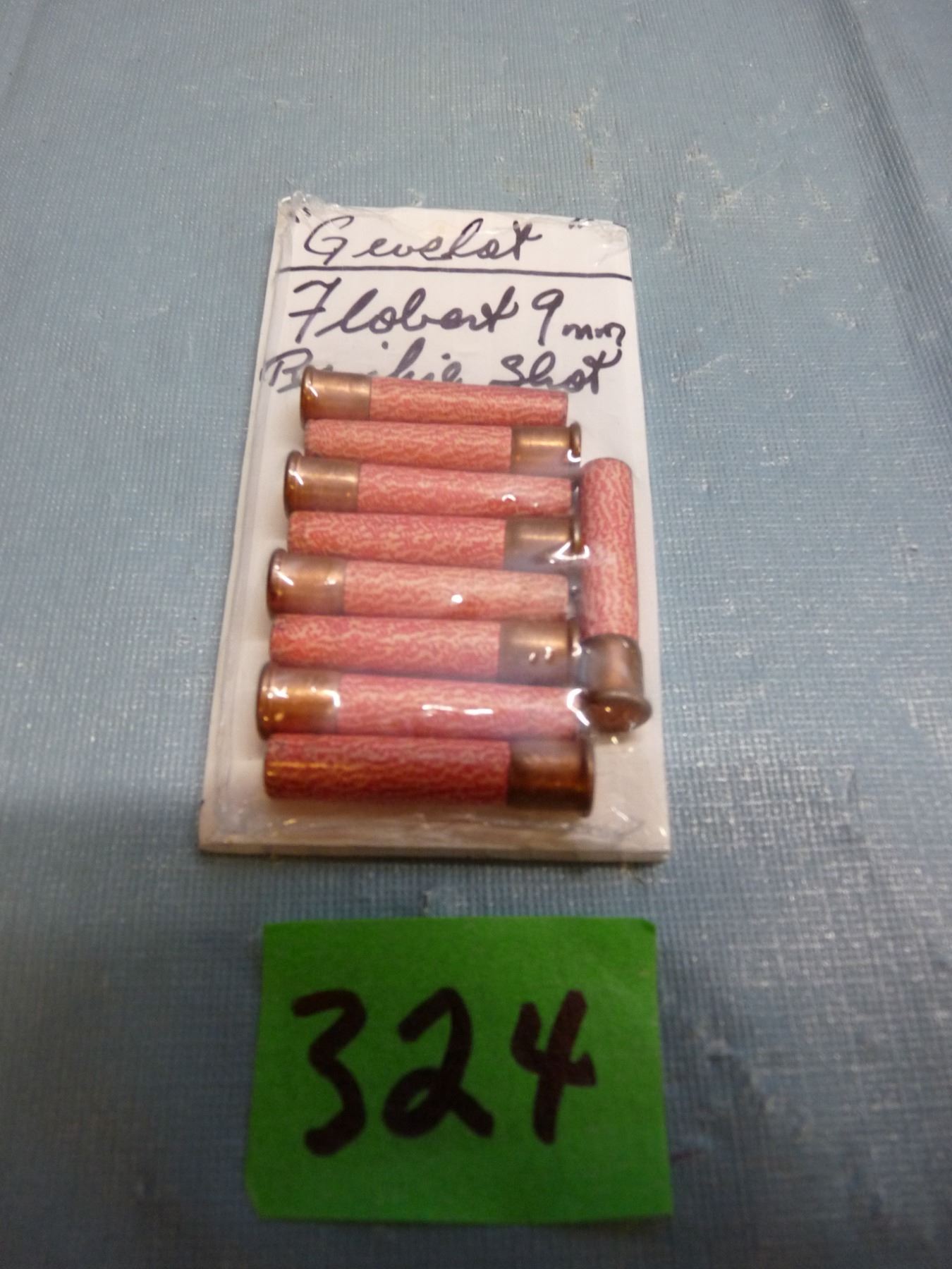 9 Rounds Gevelot Flobert 9MM RF Shot Cartridges Factory Rare