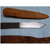 Image 9 : Lot of two knives - trueflight throwing knife and scabbard, by Wm Rogers / Sheffield , sharkened tip