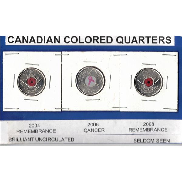 Canadian Coloured Quarters
