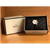 Image 2 : New Bulova women's wristwatch w/ black strap (new in box)