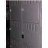 Image 2 : Uline Eighteen compartment heavy duty metal locker (Approximately 3ft wide x 18in depth x 78in tall)