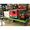 Image 1 : Green heavy duty rolling cart