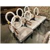 Image 1 : "Snowpiercer" Set of six first class dining chairs