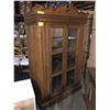 Image 1 : Modified Vintage display cabinet on wheels  (Approximately 4ft wide x 25 1/2in depth x 79in high)