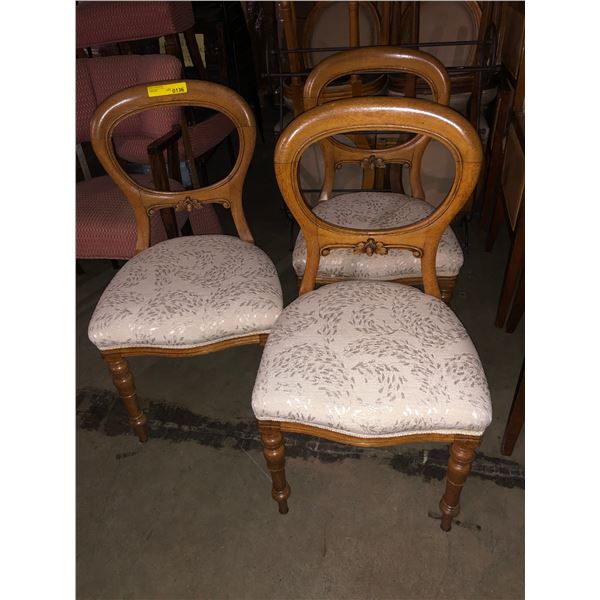 Set of three vintage chairs