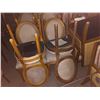 Image 2 : Large group of assorted vintage dining chairs