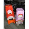 Image 1 : Large group of plastic stools
