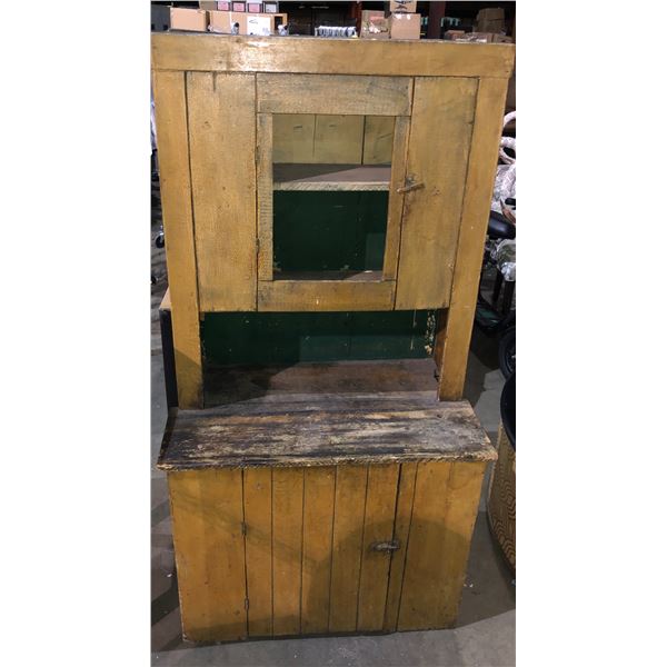 Vintage reproduction cabinet (Approximately 32 1/2in Wide x 22in depth x 64 1/2in high)