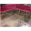 Image 2 : "Snowpiercer" Set of two first class benches Velvet top benches
