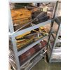 Image 2 : "Snowpiercer"- Night Car set of two Wilford grey rolling shelves with miscellaneous contents