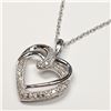 Image 2 : $1190 Silver 23 Lab Grown Diamond (.25Ct, Si1-Si2, F-G) Necklace