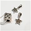 Image 1 : $50 Silver Set Of Three Pendants