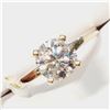 Image 1 : $1800 10K Moissanite (1ct) Ring