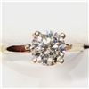 Image 2 : $1800 10K Moissanite (1ct) Ring
