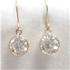 Image 1 : $1130 10K Moissanite (1.9ct) Earrings