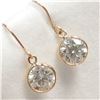Image 2 : $1130 10K Moissanite (1.9ct) Earrings