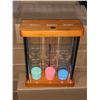 Image 1 : Group of approx. 16 antique reproduction multiple minutes sand glasses (new in boxes)