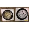 Image 1 : Group of 2 new antique reproduction wall clocks