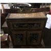 Image 2 : Antique single drawer Chinese cabinet (approx. 18 1/2in wide x 11 1/2in width x 27 1/2in height with