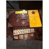 Image 2 : Vintage Ma-Jong game set in wooden box