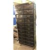 Image 1 : "Altered Carbon" - 20 compartment metal rolling storage cabinet/locker (approx. 33in wide x 15in dep