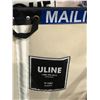 Image 2 : Uline rolling bushel w/ contents - includes table cloths/ blankets/ cushions etc.