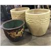 Image 1 : Group of 3 heavy-duty flower/plant pots