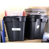 Image 1 : Group of assorted totes & buckets