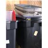 Image 2 : Group of assorted totes & buckets