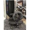 Image 2 : Apex exercise weigh machine w/ rubber mats & misc. gym equipment components