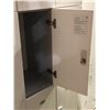 Image 2 : 9 compartment wooden storage locker (approx. 3ft wide x 17in depth x 74 1/2in height)