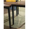 Image 2 : Set of 2 wood & metal chairs