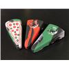 Image 1 : Group of 10 new pizza slice shaped silicone pipes w/ glass bowls