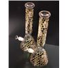 Image 2 : Group of 2 new glass bongs w/ glass bowls