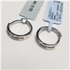Image 2 : $1035 Silver 18 Lab Grown Diamonds (.25Ct, Si1-Si2,F-G) Earrings