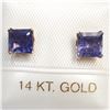 Image 1 : $100 10K  Iolite Earrings