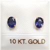 Image 1 : $100 10K  Iolite Earrings