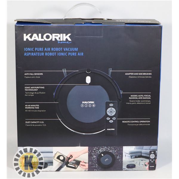 KALORIK IONIC PURE AIR ROBOT VACUUM