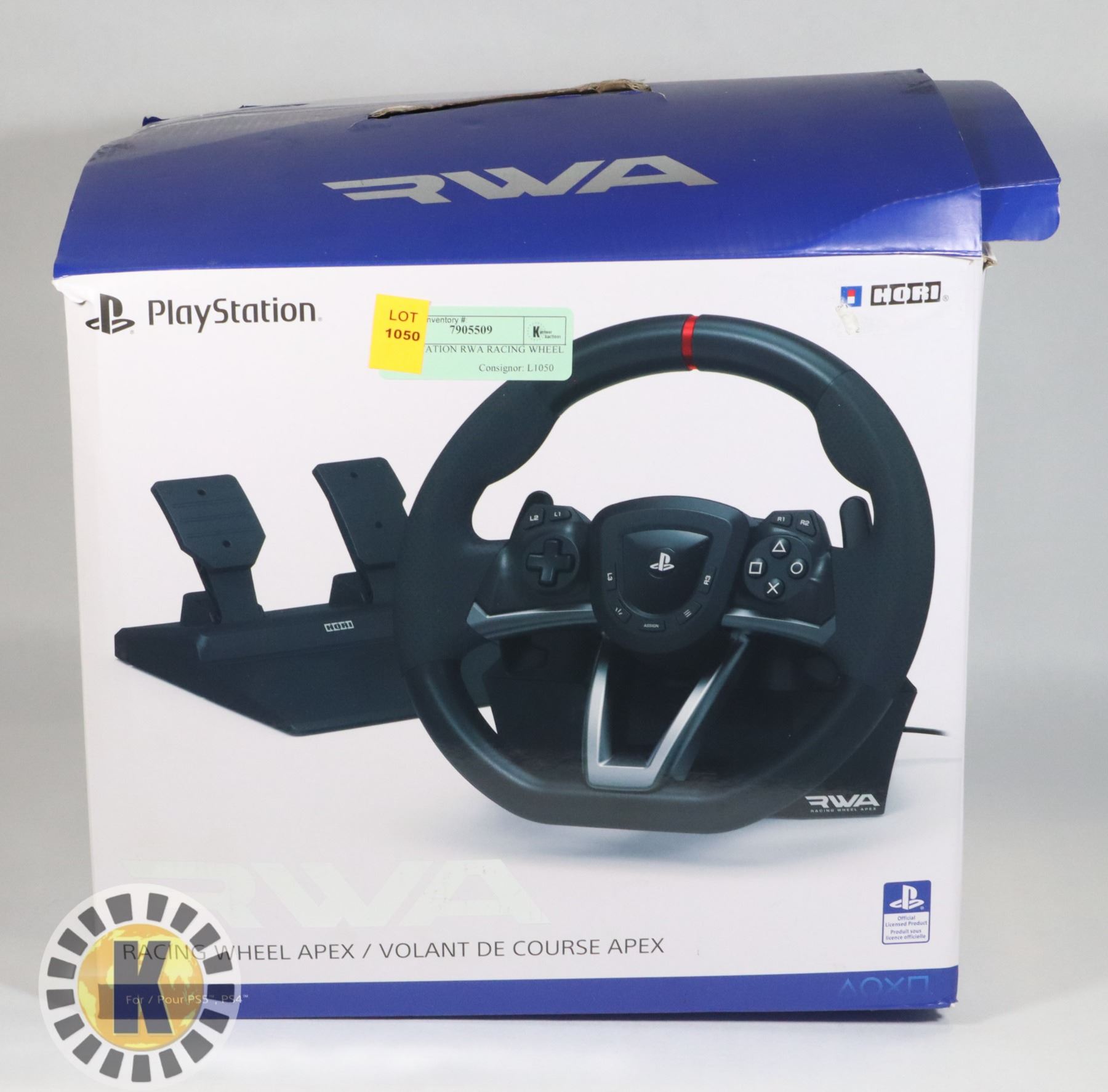 PLAYSTATION RWA RACING WHEEL