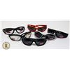 Image 1 : LOT OF 6 RIDING GLASSES