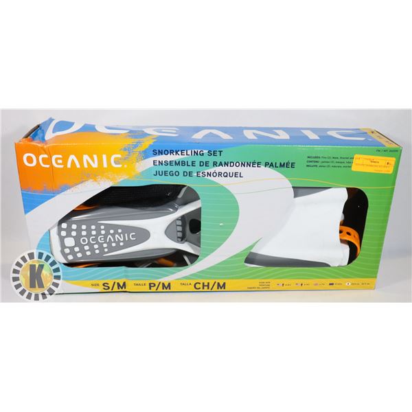 OCEANIC SNORKELING SET SIZE S