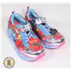 Image 1 : NEW GIRL'S SIZE 3 PUFFY COLORFUL LIGHT-UP SHOES