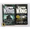 Image 1 : 2 STEVEN KING NOVELS SALEMS LOT/ THE SHINING